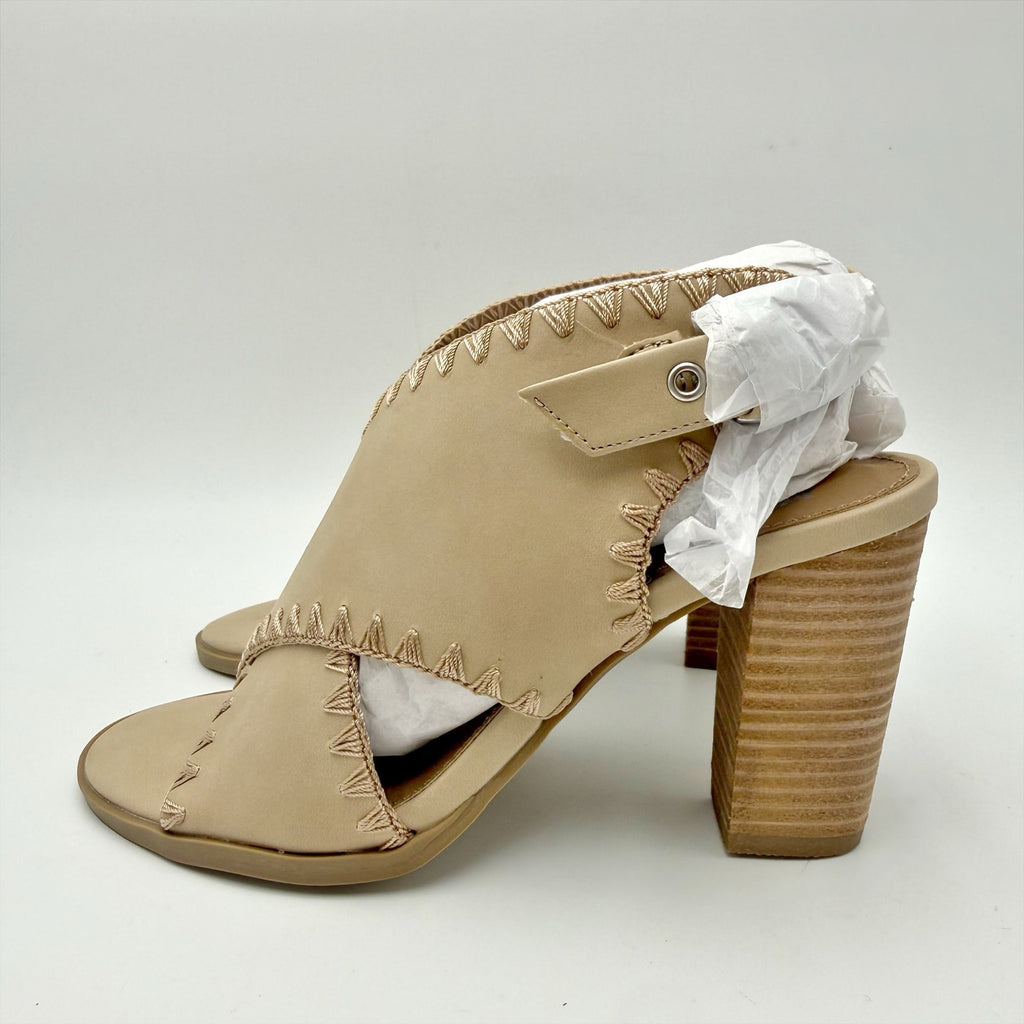 DV By Dolce Vita Womens Reanne Heeled Sandals Size 6 Tan NWOB