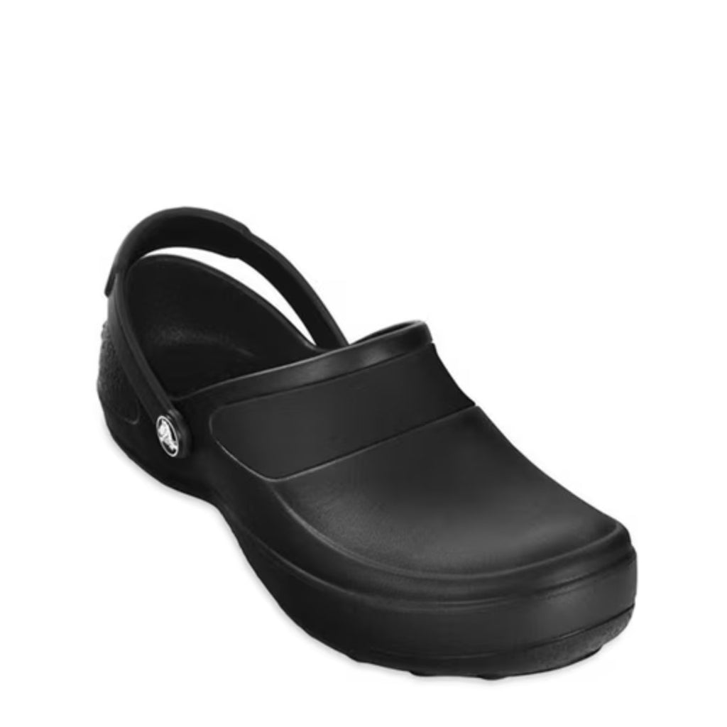 Crocs Women's Mercy Work Clogs Size 9 Black Slip On Slip Resistant NWOB