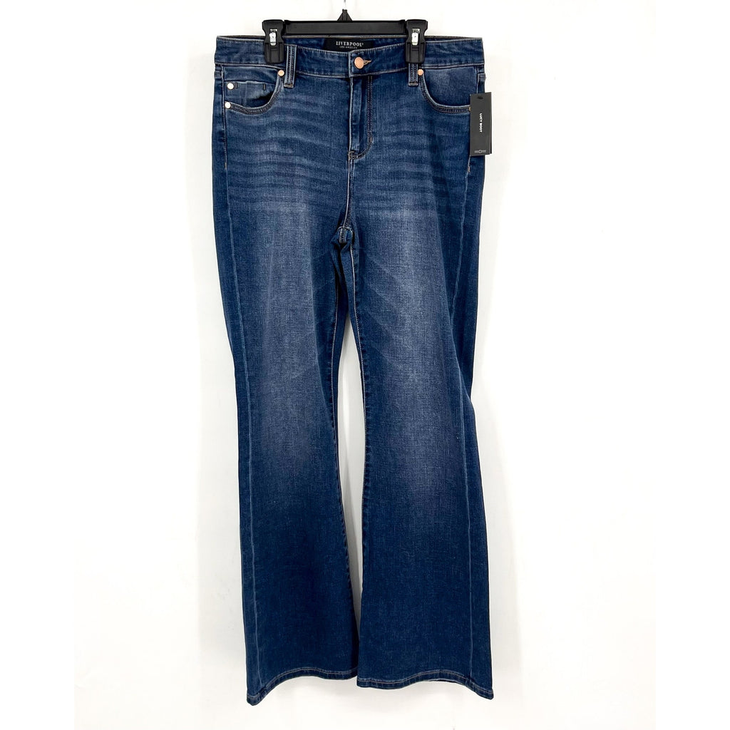 Liverpool Women's Lucy Bootcut Jeans Size 10/30 Yuba Blue Mid Rise Denim NWT