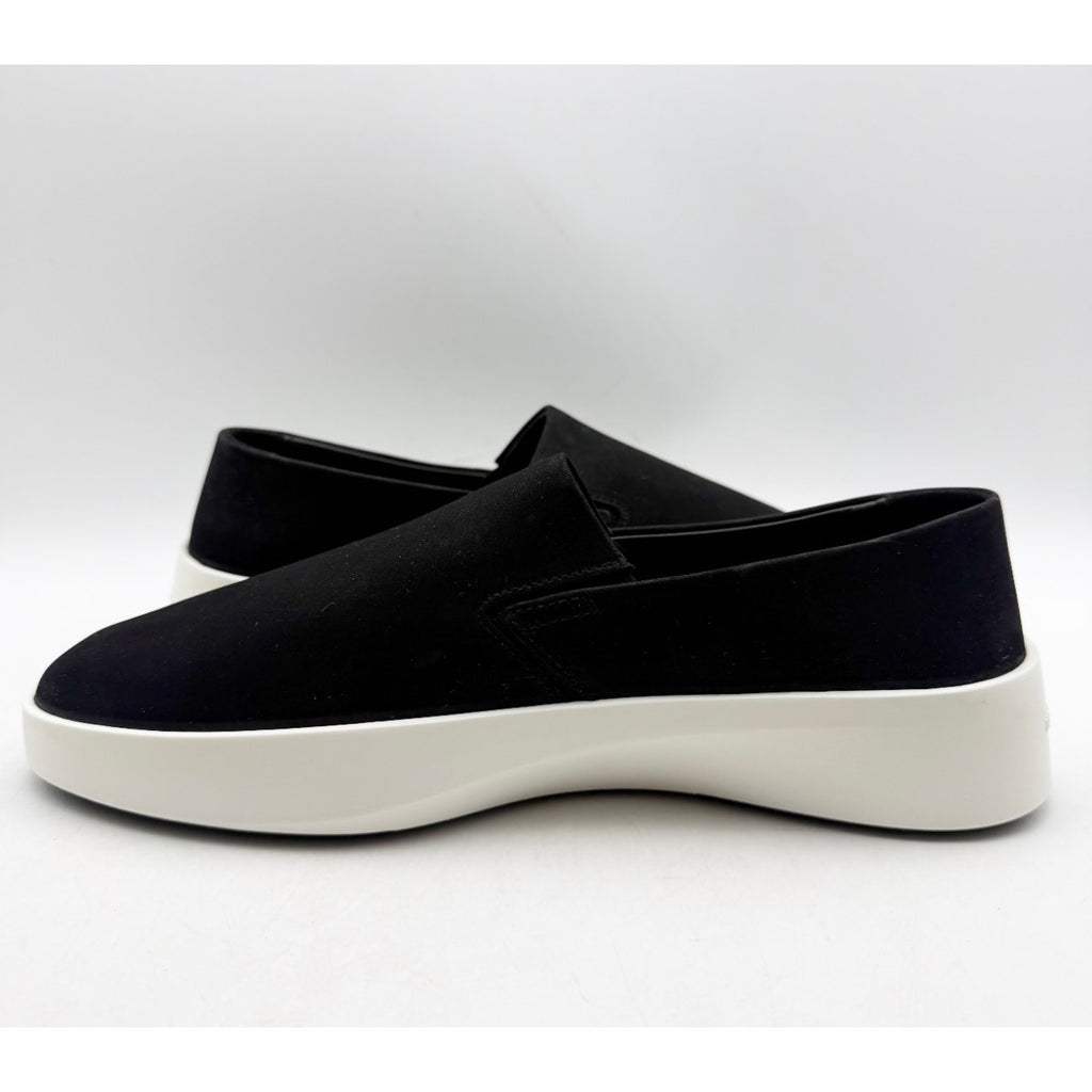 Wolf & Shepherd Cruise Slip On Shoes Mens 7.5 Womens 9 Black Leather Suede NWOB