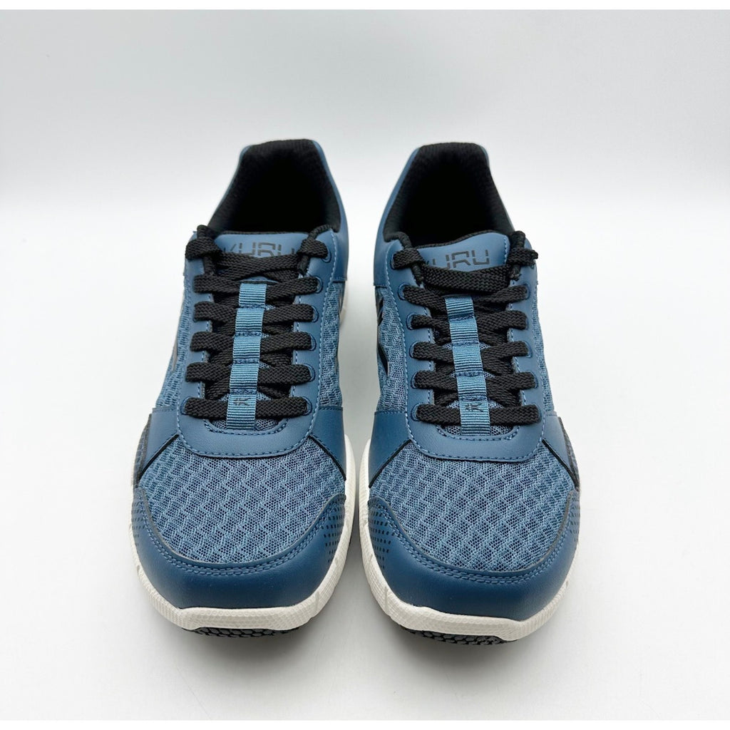 KURU Quantum Athletic Shoes MENS 7 or WOMENS 8.5 WIDE Blue Black Sneakers NWOB