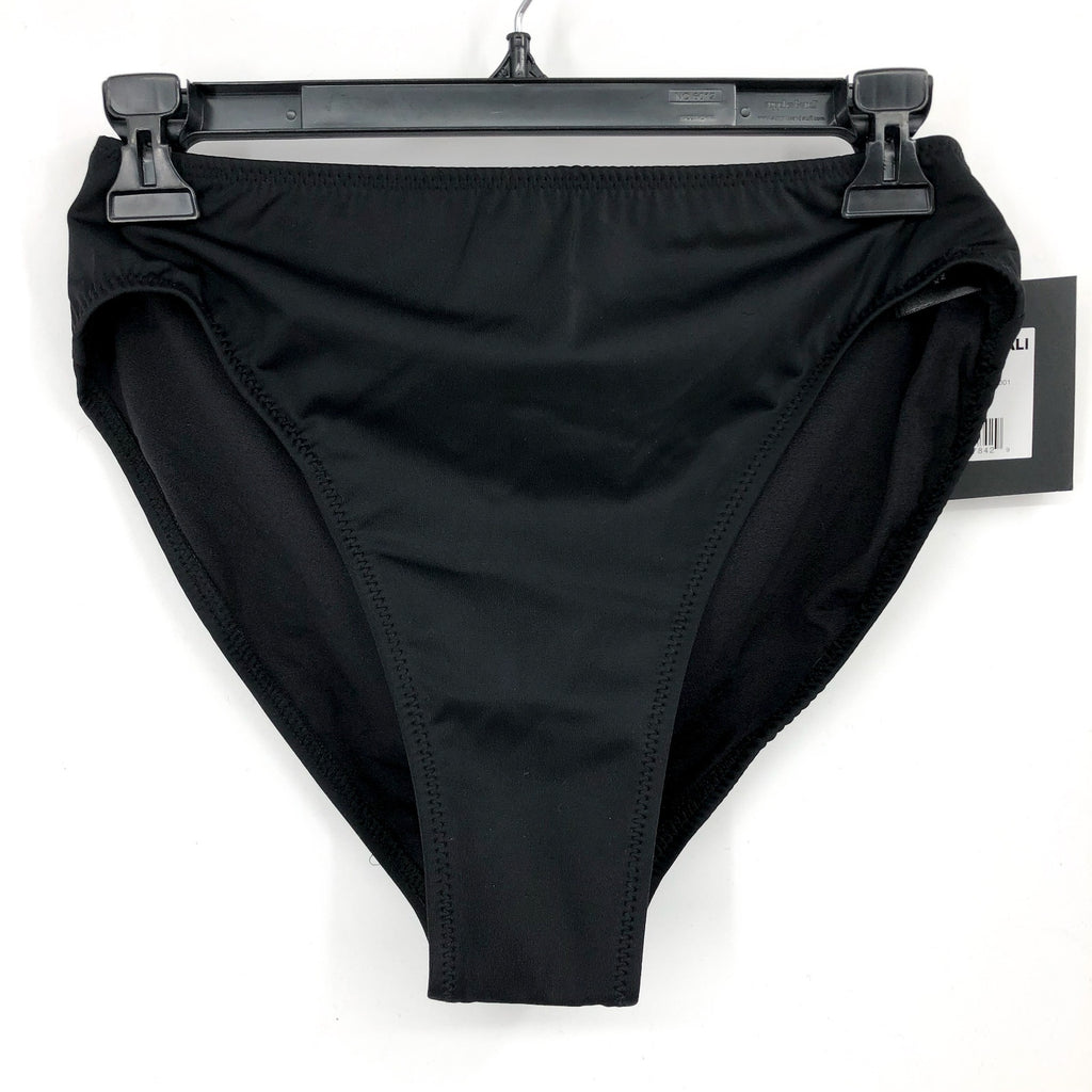 NORMA KAMALI Women's Underwire Bikini Bottom XL Black High Waist NWT