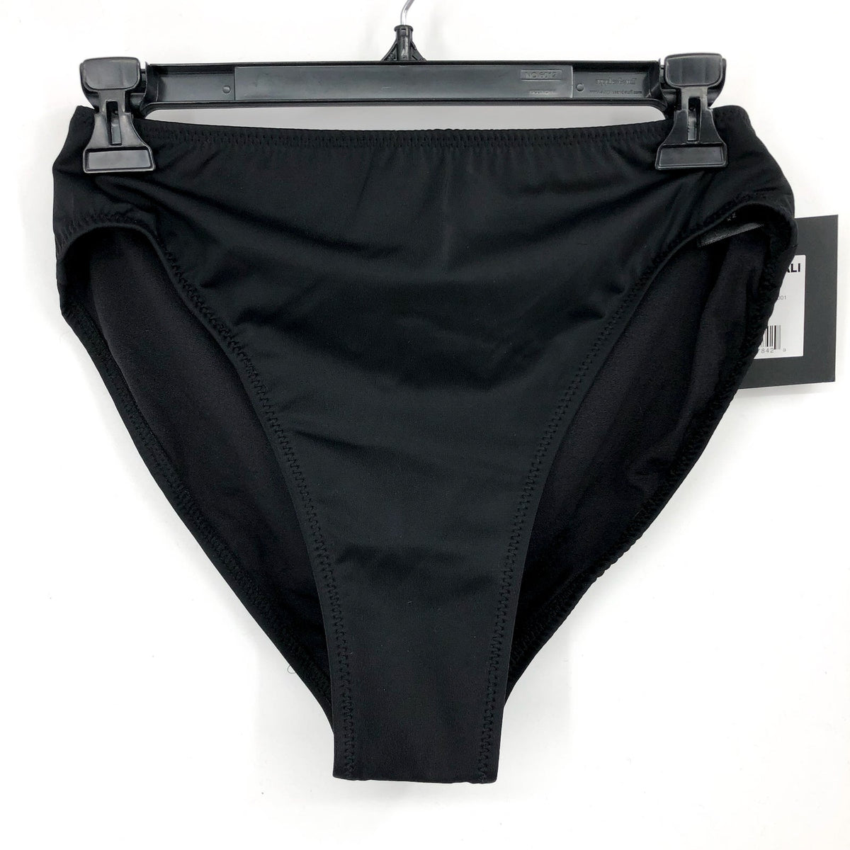 NORMA KAMALI Women's Underwire Bikini Bottom XL Black High Waist NWT