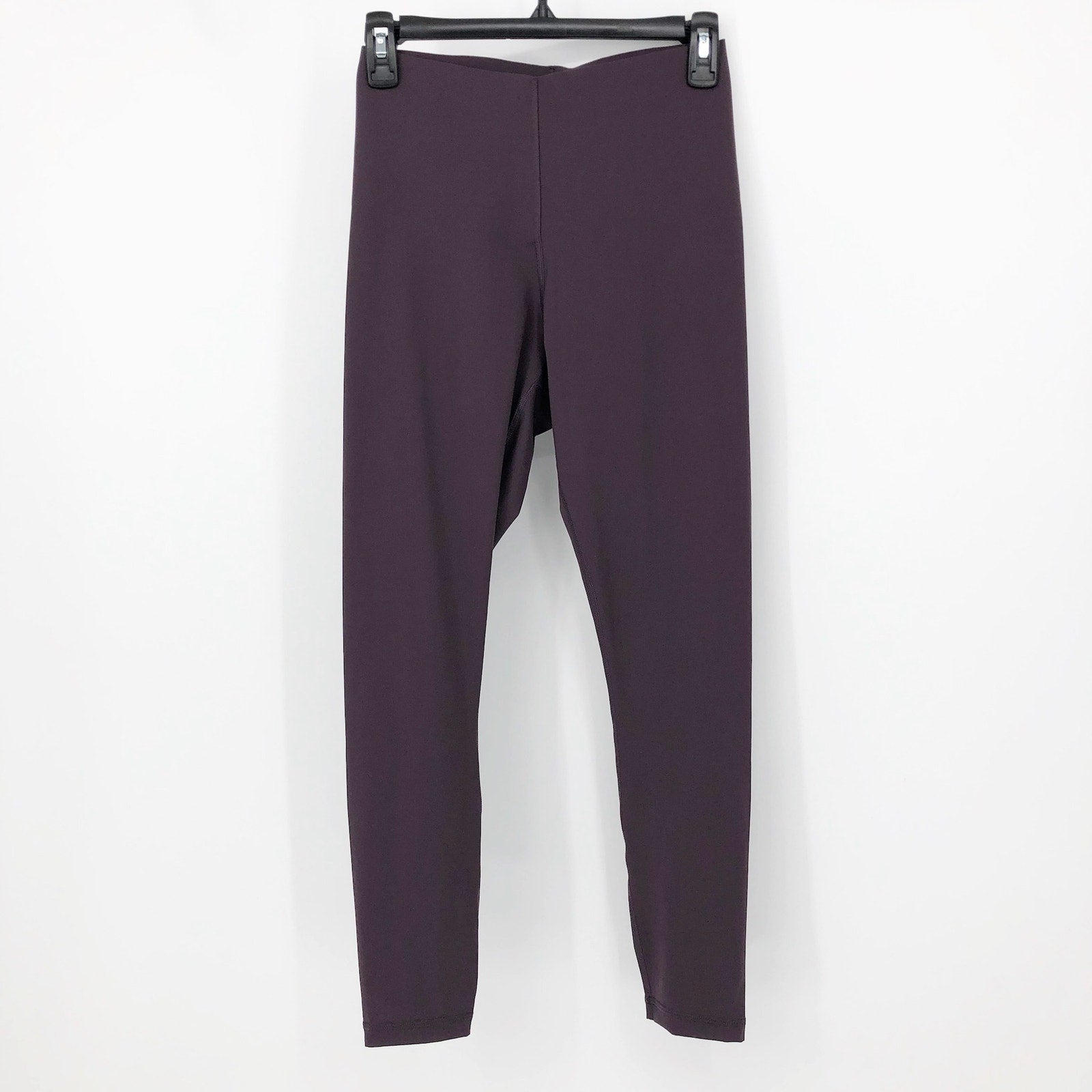 Everlane Womens The Perform Sculpt Legging Small Purple High Waist Eggplant NWT