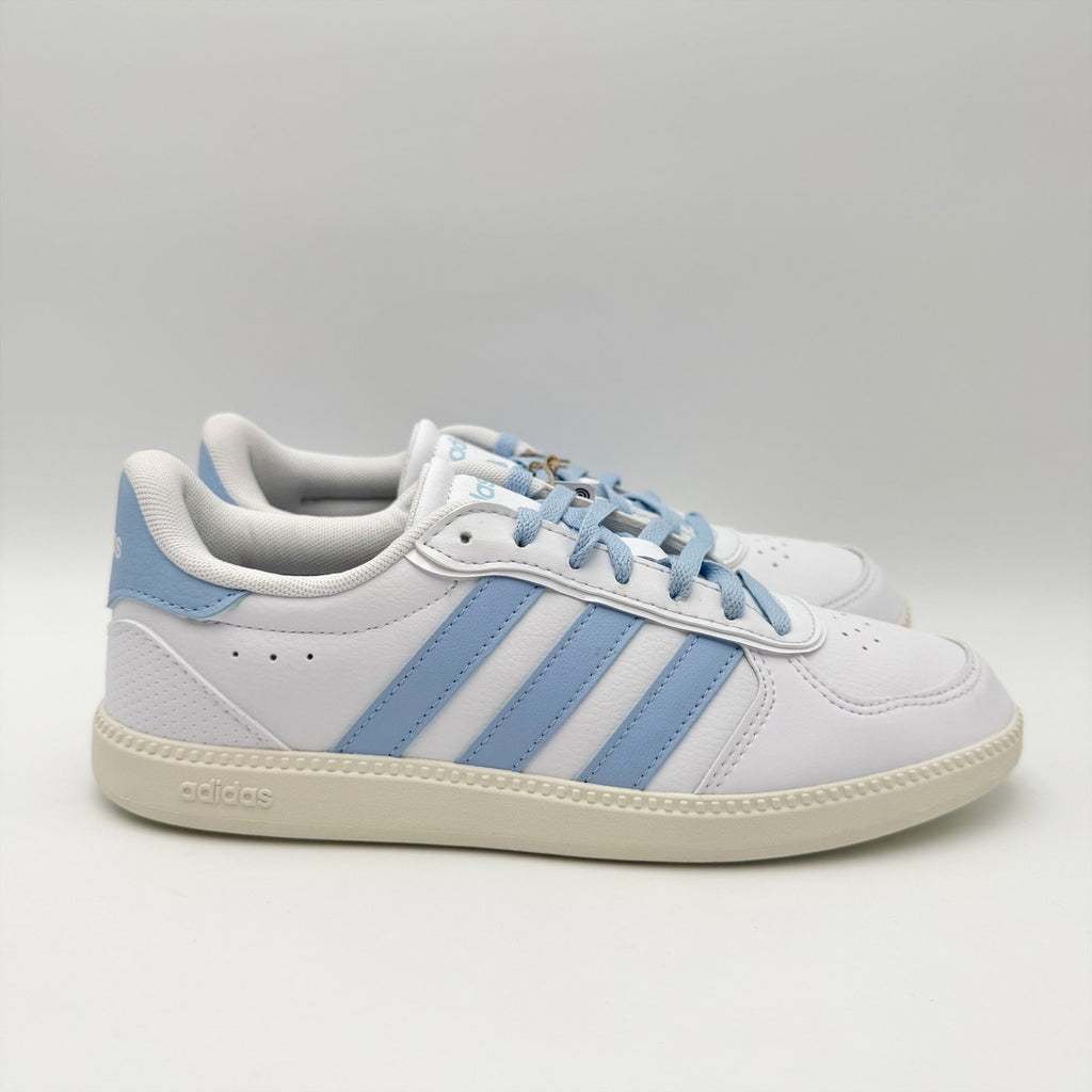Adidas Womens Breaknet Sleek Casual Sneaker Size 6.5 White Blue NWT