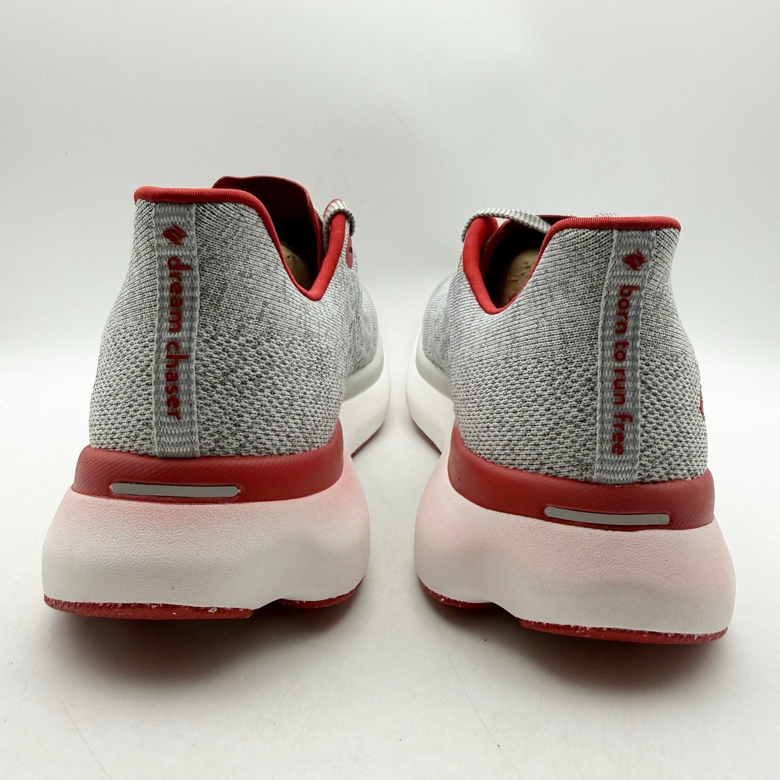Rabbit Mens Dream Chaser Running Sneakers US 11.5 Gray Red Athletic NIB