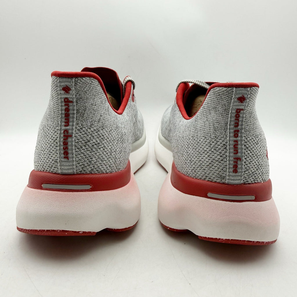 Rabbit Mens Dream Chaser Running Shoes Size 11.5 Gray Red Athletic Sneakers NIB