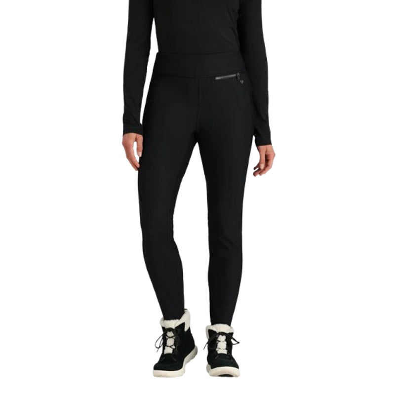 OBERMEYER Women's Jinks ITB Softshell Pants Size 10 Black Waterproof Stirrup NWT