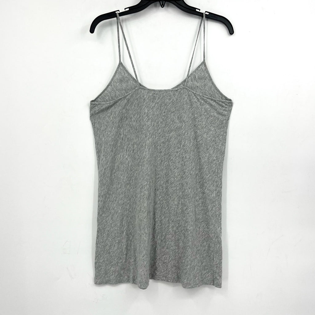 SKIN ORGANIC Womens Essential Camisole Tank Small Medium Heather Grey V Neck NWT