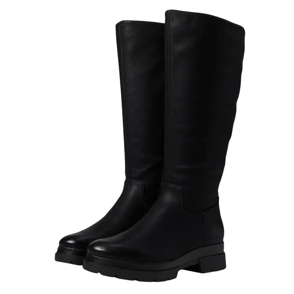 Soul Naturalizer Womens Orchid Calf High Boots US 6 M Wide Calf Black NWOB