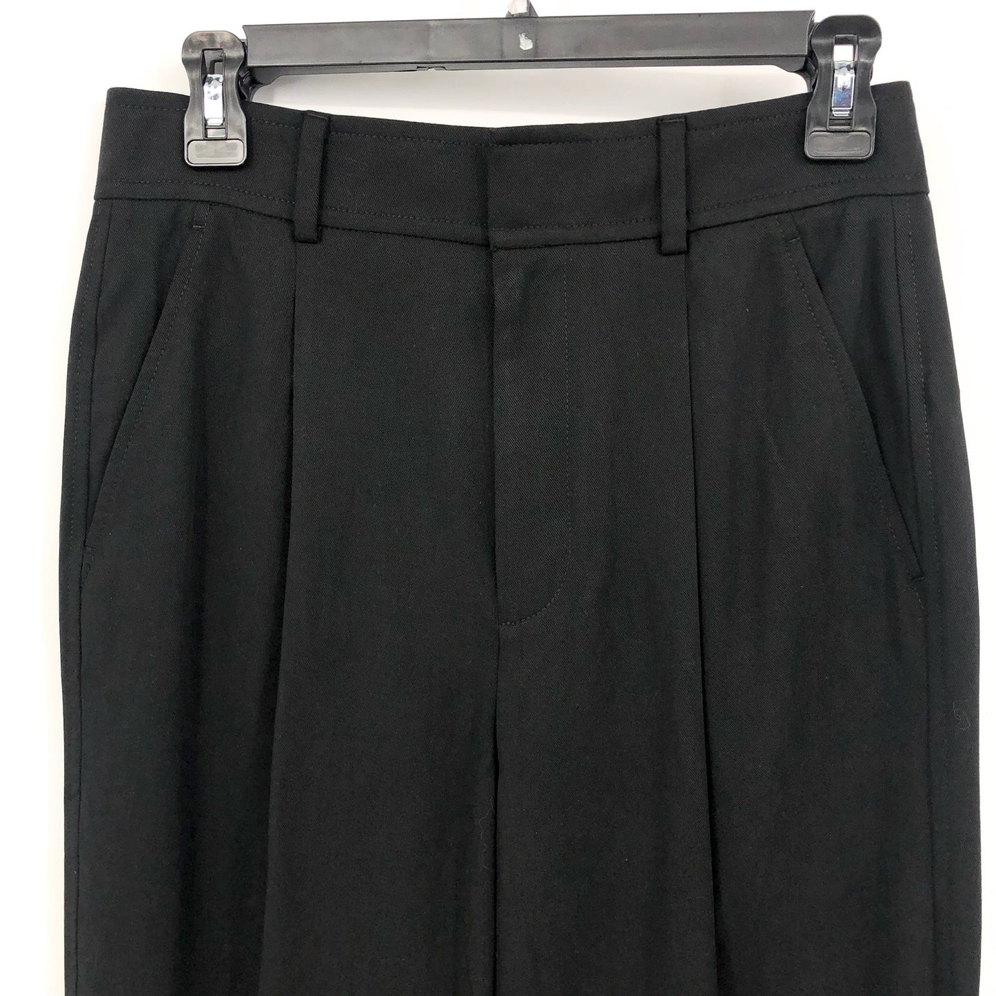 EVERLANE Women's The Tencel Way High Tapered Pant Size 0 Black NWT