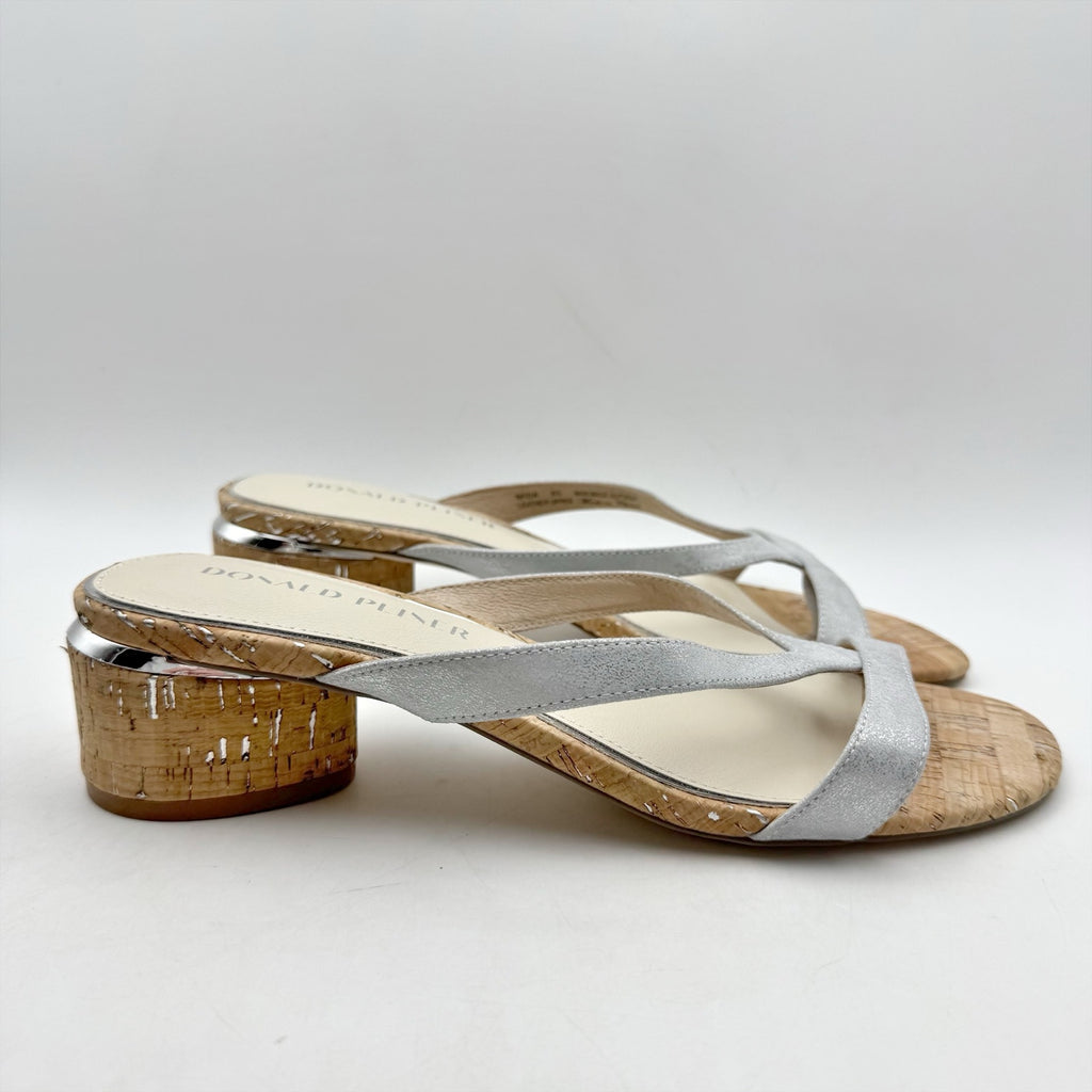 Donald Pliner Womens Mida Slide Sandals US 8.5 M Leather NWOB