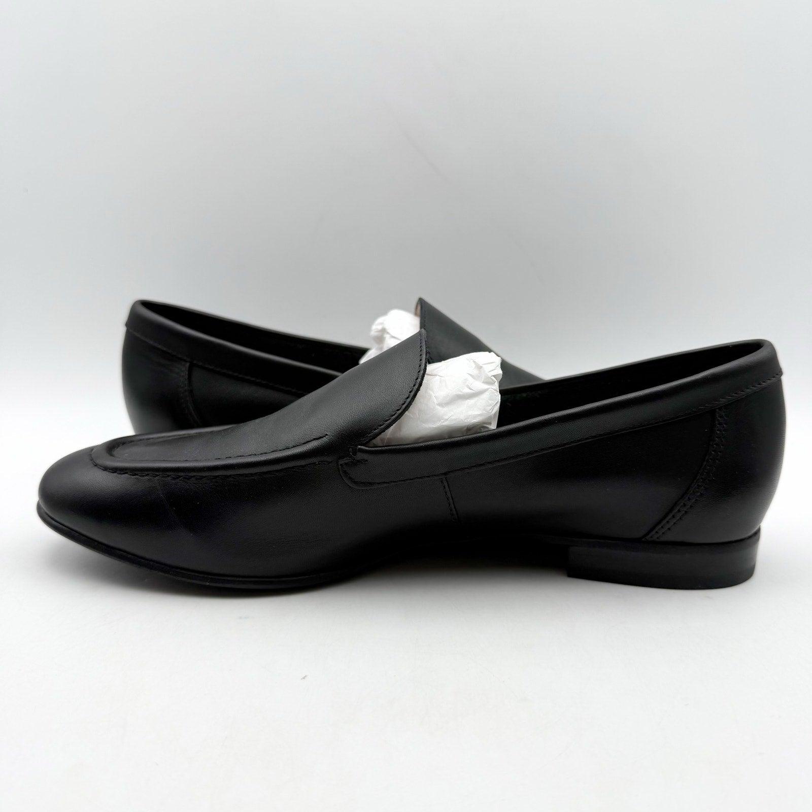 Marc Joseph New York Womens Madison Ave Loafers US 9 M Black Leather NWOB