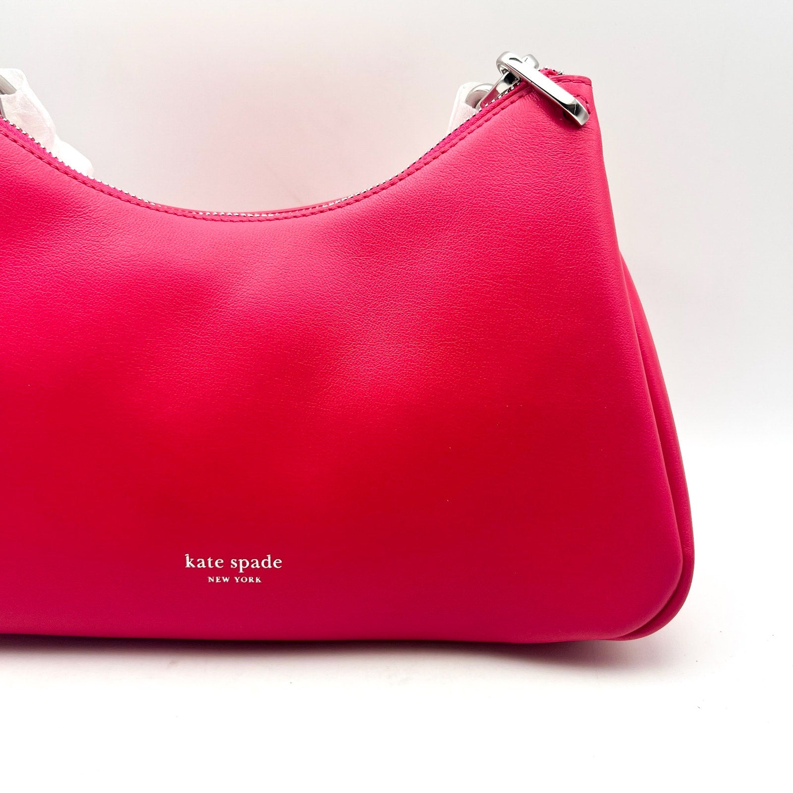 KATE SPADE Grace Chain Shoulder Bag Pink Rosehip Fine Grain Leather NWT