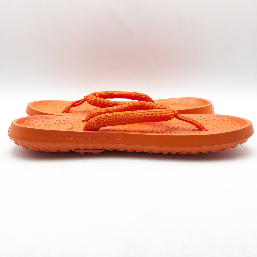 Allbirds Sugar Zeffer 2 Sandals Mens 9 Womens 11 Bright Orange Flip Flops NWT