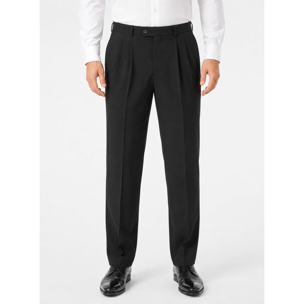 OPPOSUITS Mens Tuxedo Dress Pants 38 x 34 Black Pleated Slim Straight Leg NWOT