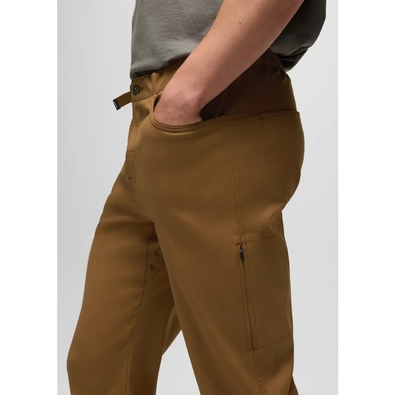 PRANA Men's Stretch Zio Top-Out Pants XXL Brown Sepia Straight Leg Hiking NWT