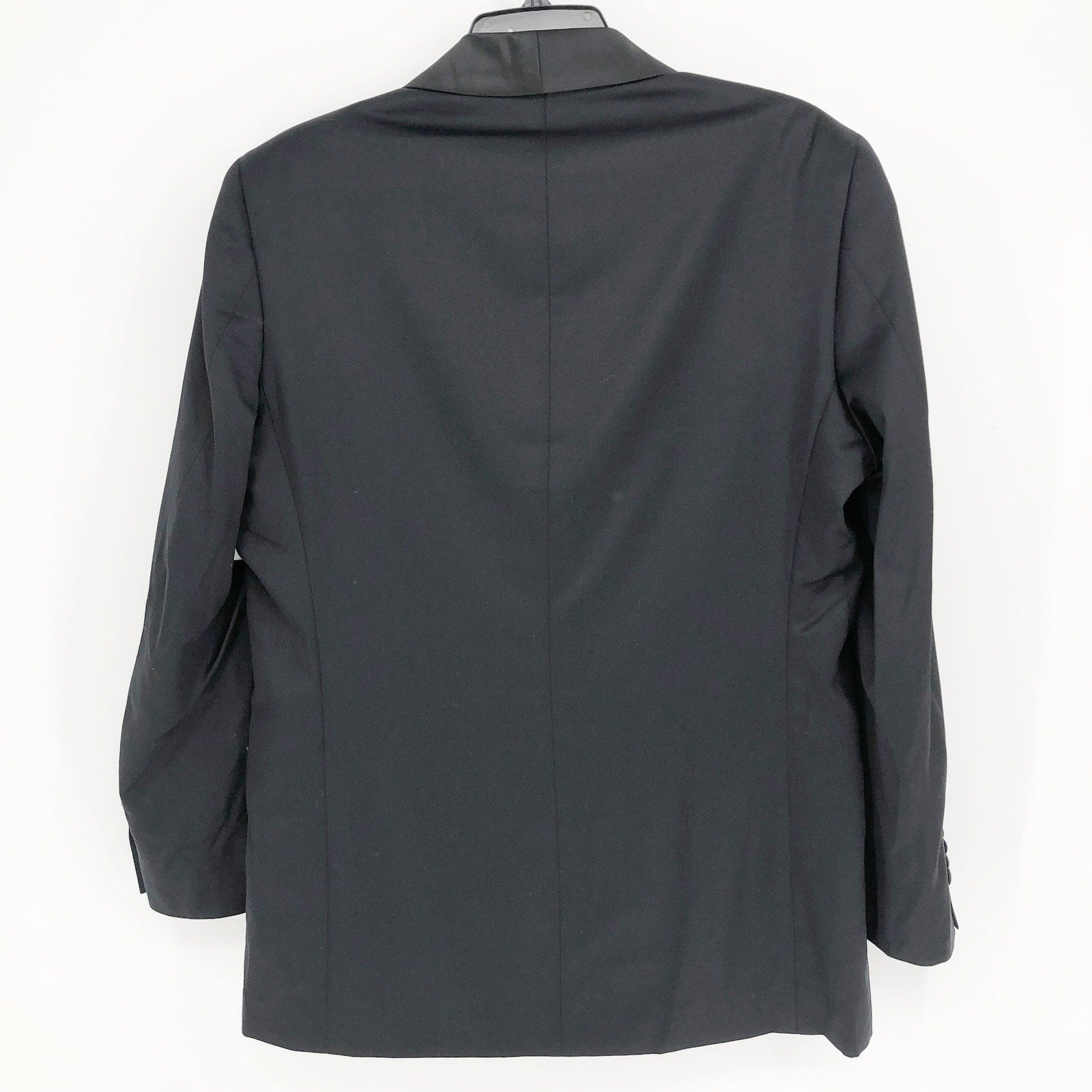 INDOCHINO Men Newbury Tuxedo Jacket 46R Black Satin Trim Shawl Lapel Blazer NWOT