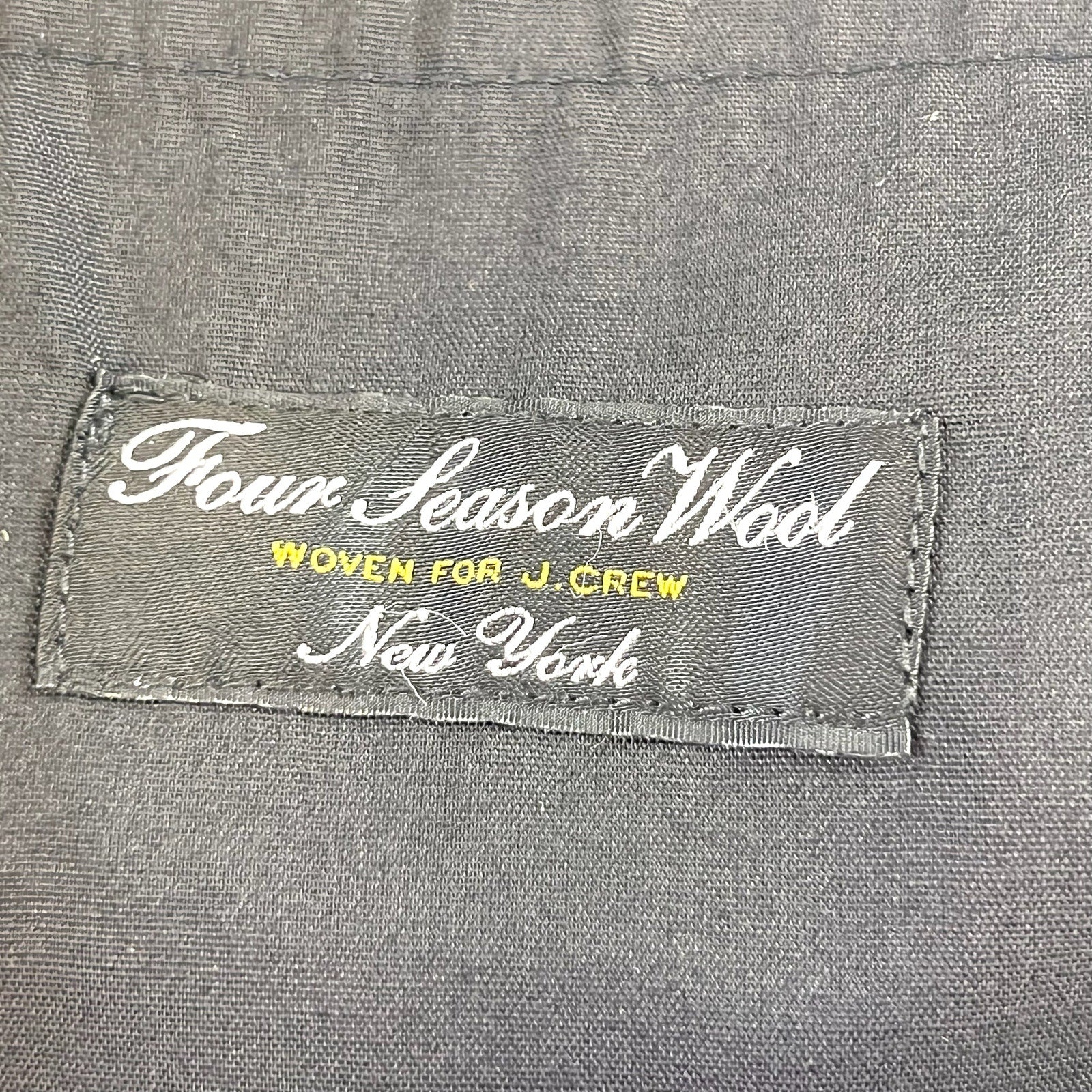 J.CREW Men's Bowery Slim-fit Pants 34x30 Cadet Navy Blue Wool Blend J6061 NWT