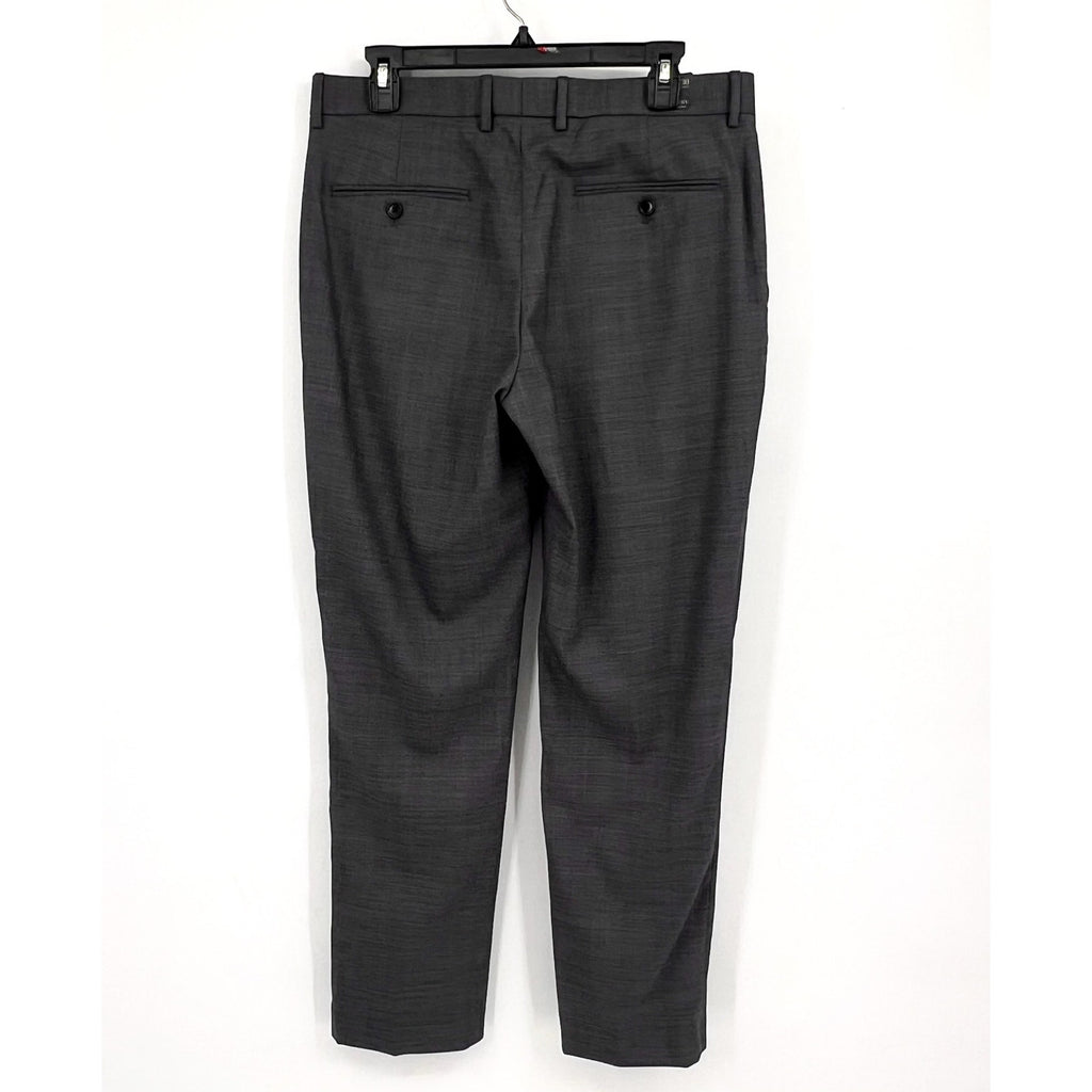 J.CREW Men's Bowery Slim-fit Pants 32x30 Charcoal Gray Wool Blend J6061 NWT
