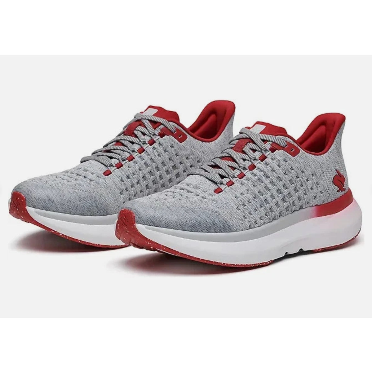 Rabbit Mens Dream Chaser Running Shoes Size 11.5 Gray Red Athletic Sneakers NIB