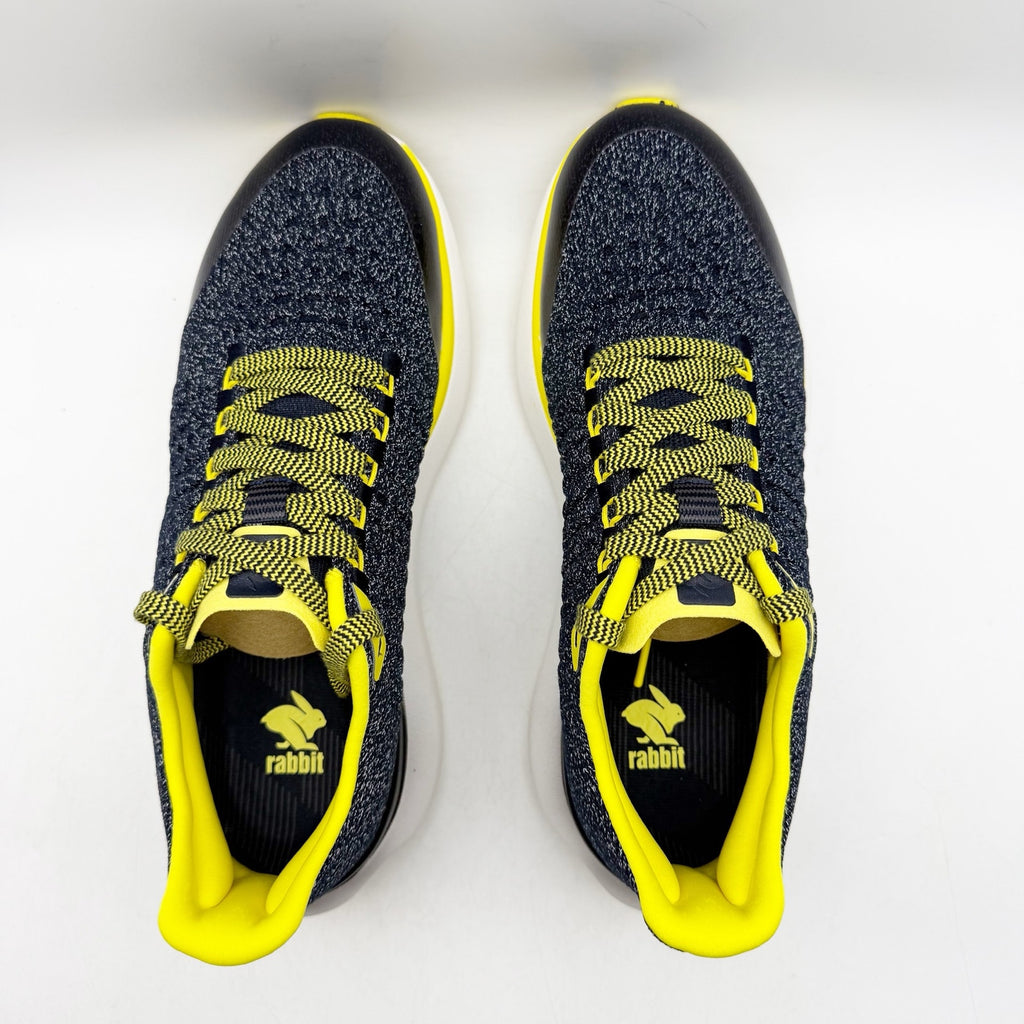 Rabbit Womens Dream Chaser Running Shoes Size 10 EU 42 Black Yellow Athletic NIB