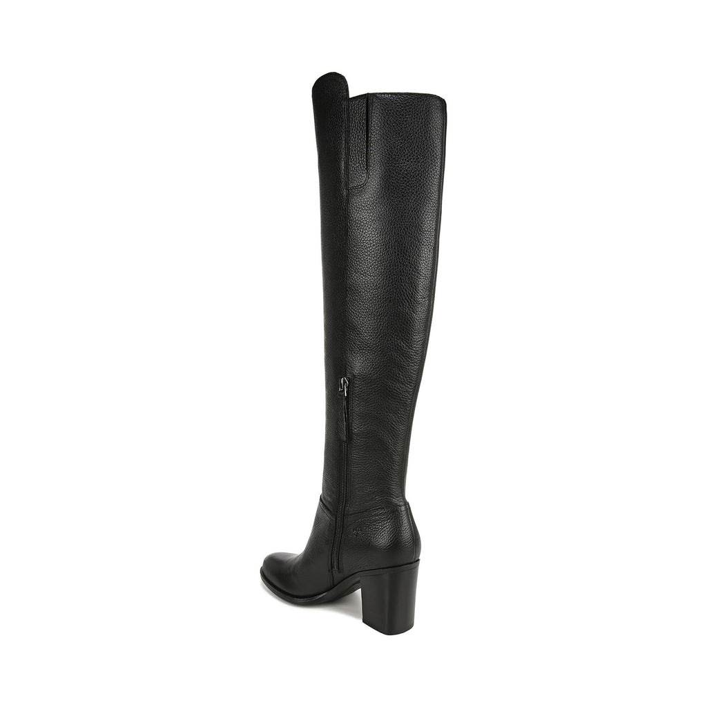 Naturalizer Womens Kyrie Knee High Boots US 8.5 M Wide Calf Black Leather NIB