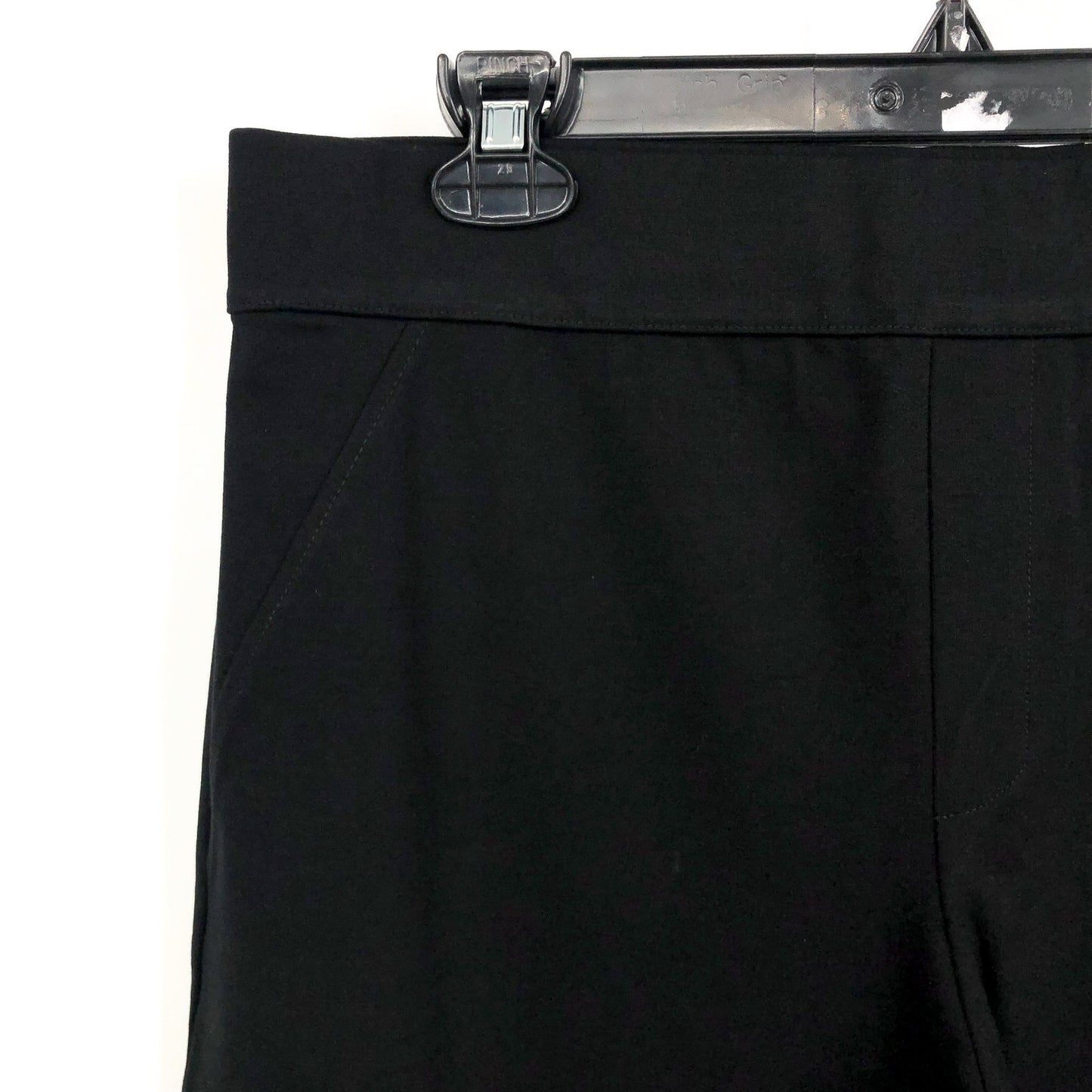 SANCTUARY Womens Runway Ponte Pants XL US 12 Black Pull-On Wide Leg Trouser NWT
