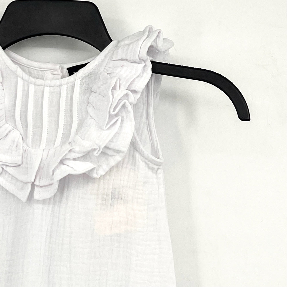 BARDOT JUNIOR Baby Peggy Ruffle Romper 18-24 Months White Ivory Sleeveless NWT