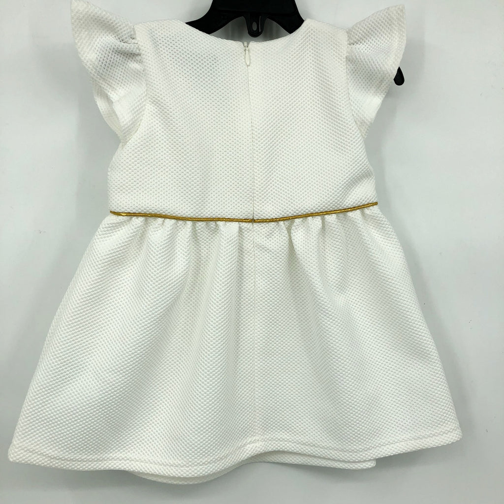 BARDOT Toddler Girls Waffle-Knit Mini Dress 24 Months Gardenia White NWT