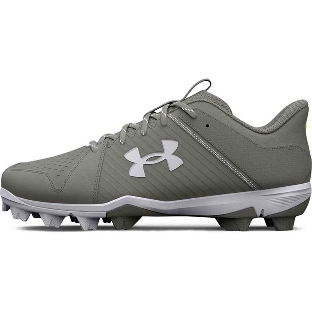 Under Armour Mens Leadoff Low RM Molded Baseball Cleats Size 12 Grey White NWOB