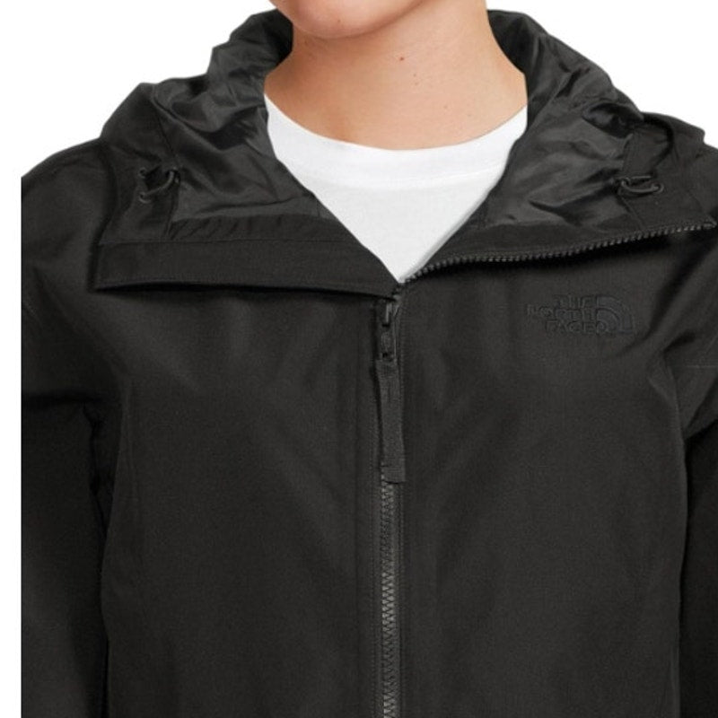 THE NORTH FACE Women's Daybreak Crop Rain Jacket Small TNF Black Hooded NWT