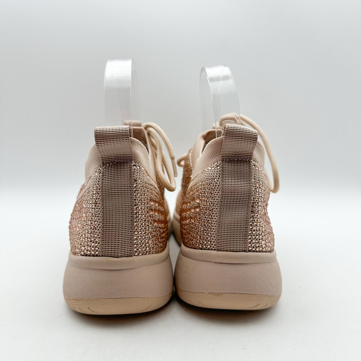 BLONDO Womens Kanon Casual Sneakers Size 6 Blush Pink Rhinestone Waterproof NWOB