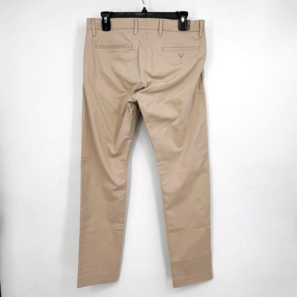 J.CREW Mens 484 Slim-fit Stretch Chino Pants 30x30 Tan Weathered Chino AR885 NWT