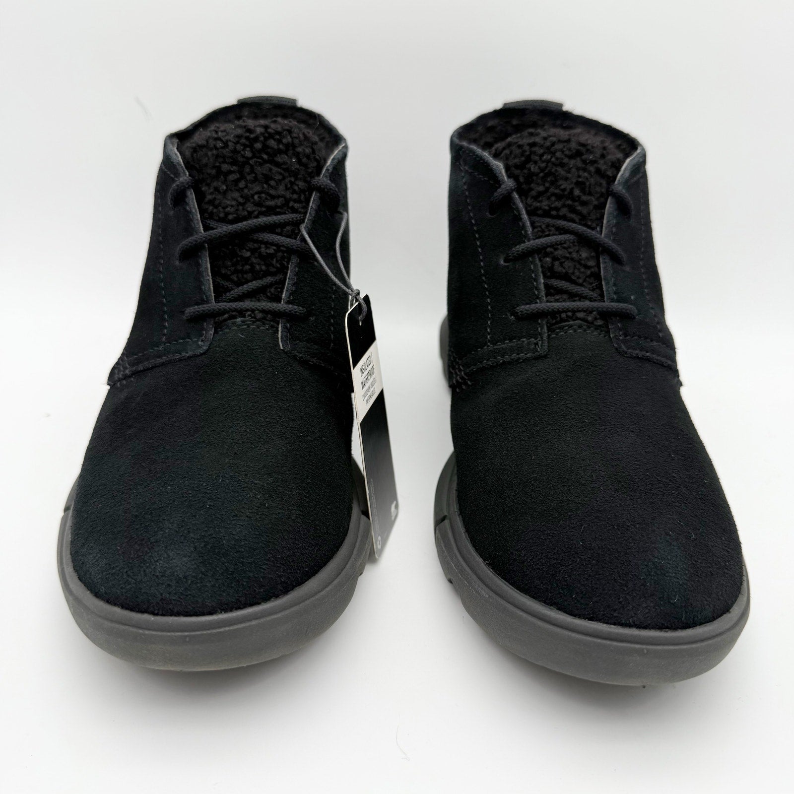 Sorel Women Explorer Next Drift Bootie US 6.5 EU 37.5 Black Suede Waterproof NIB