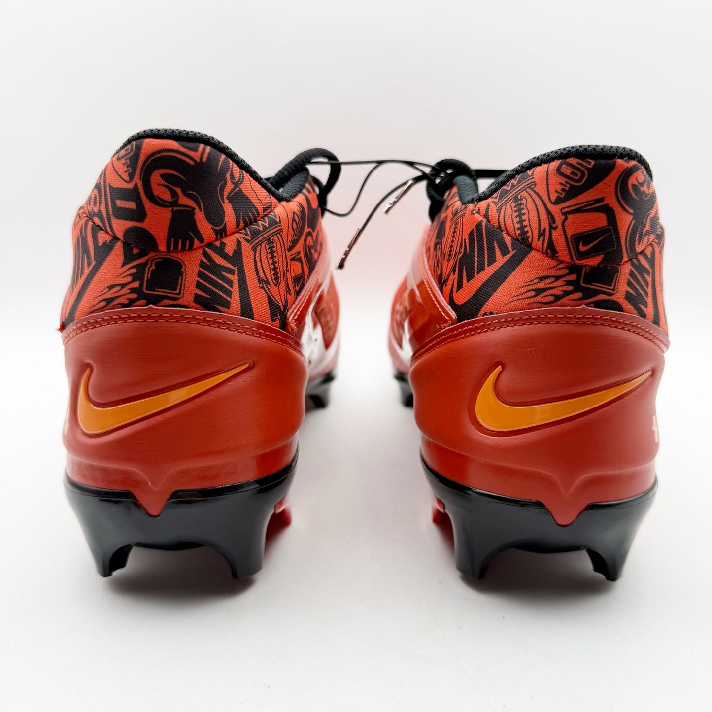 Nike Mens Alpha Menace 4 Pro NRG Molded Football Cleats 11.5 Orange Black NWOB