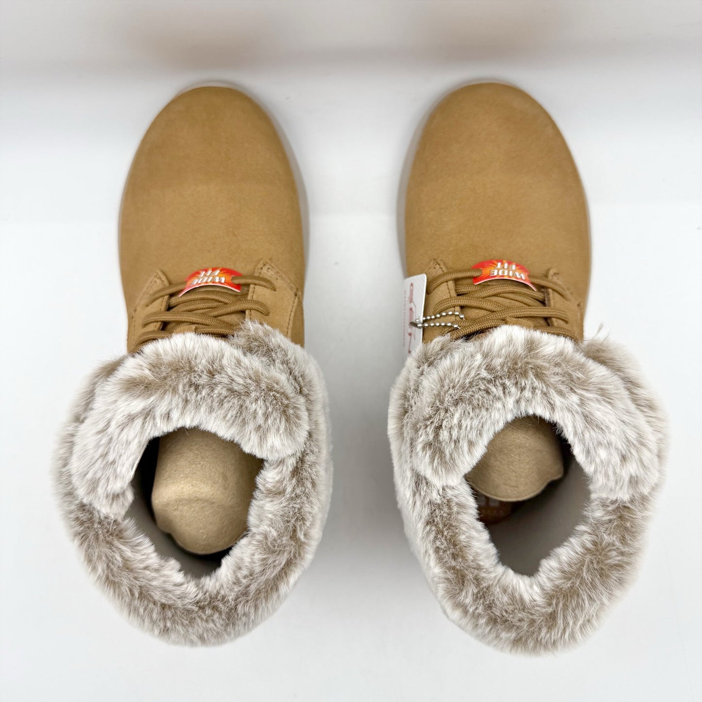 Skechers Women On The Go City Bootie US 6.5 Wide Brown Suede Water Repellent NIB