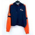 COLOSSEUM Womens UTSA Roadrunner Hoodie Large Navy Blue Orange Sweatshirt NWT