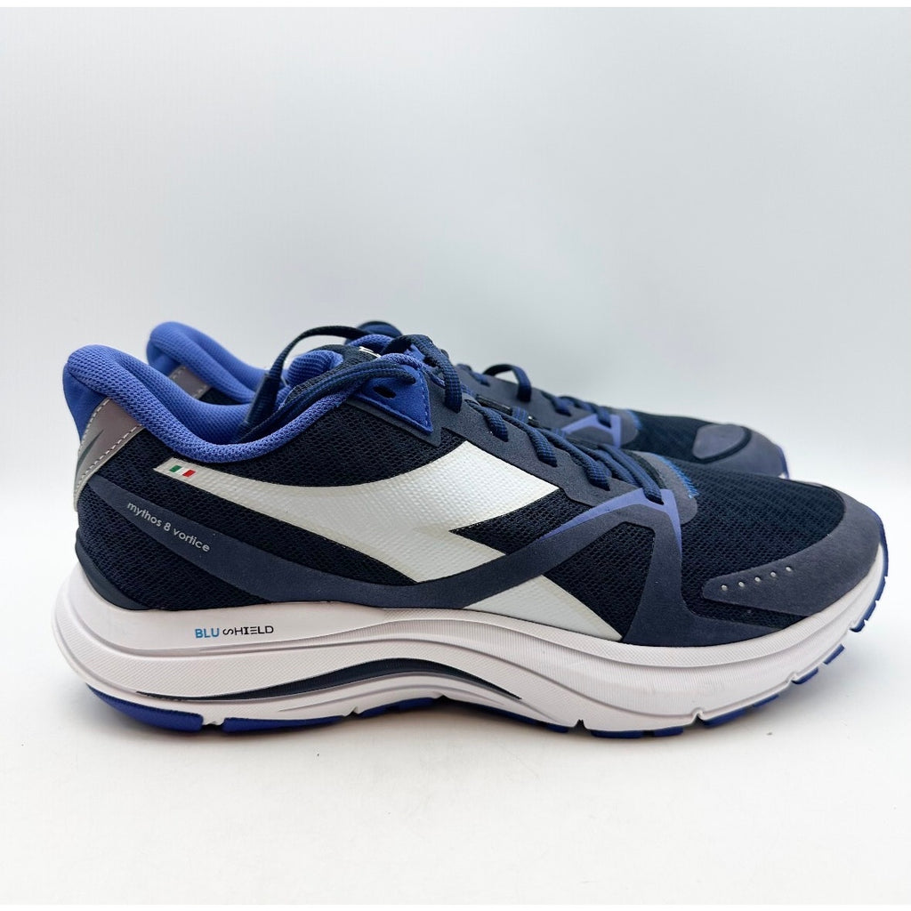 Diadora Men's Mythos Vortice 8 Sneaker Size 10 EU 43 Blue White NWOB