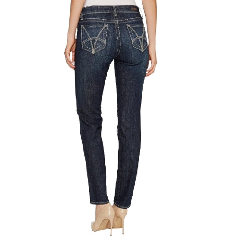 KUT FROM THE KLOTH Women's Stevie Straight Leg Jean Size 6 Blue Wise Wash NWT