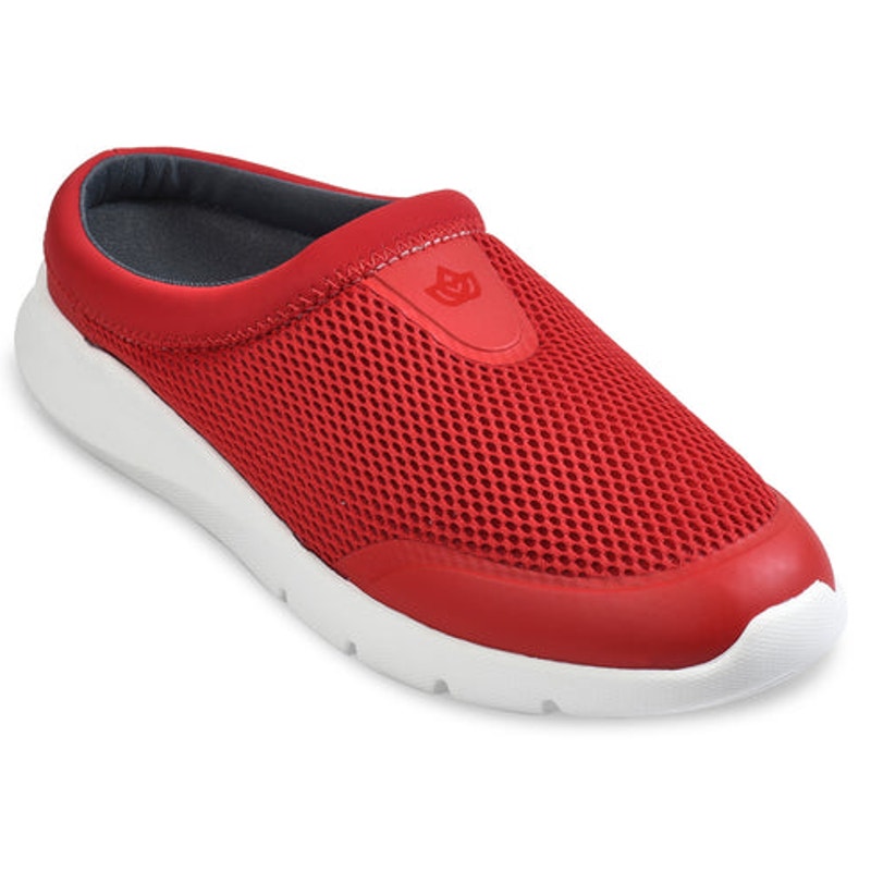Spenco Womens Bliss Slip-on Shoes Size 8.5 Wide Red Casual Mules NIB