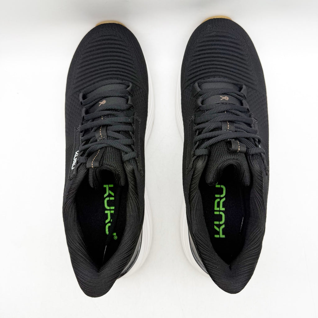 Kuru Womens Atom 2 Athletic Shoes US 9.5 Wide Black Sneakers NWOB