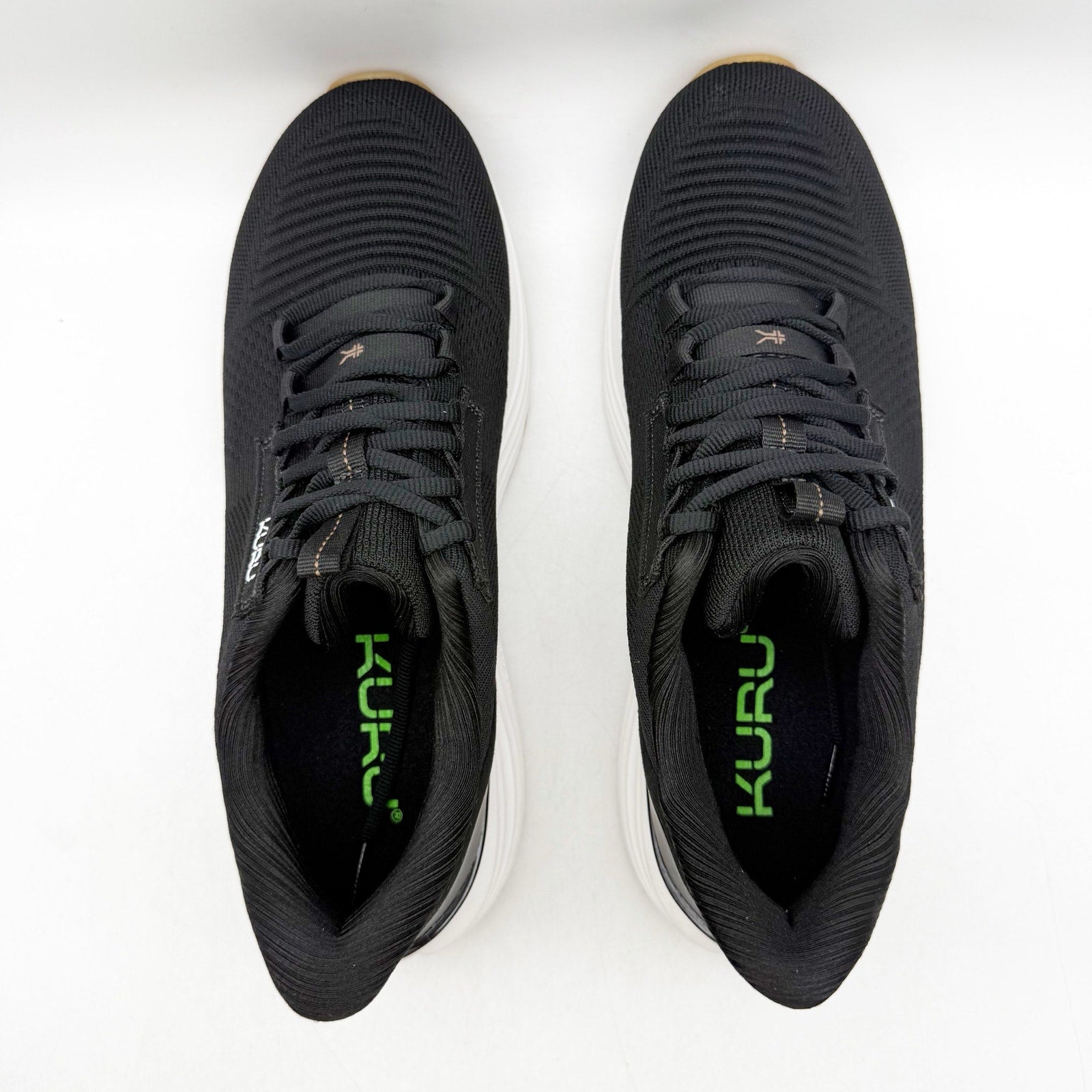Kuru Womens Atom 2 Athletic Shoes US 9.5 Wide Black Sneakers NWOB