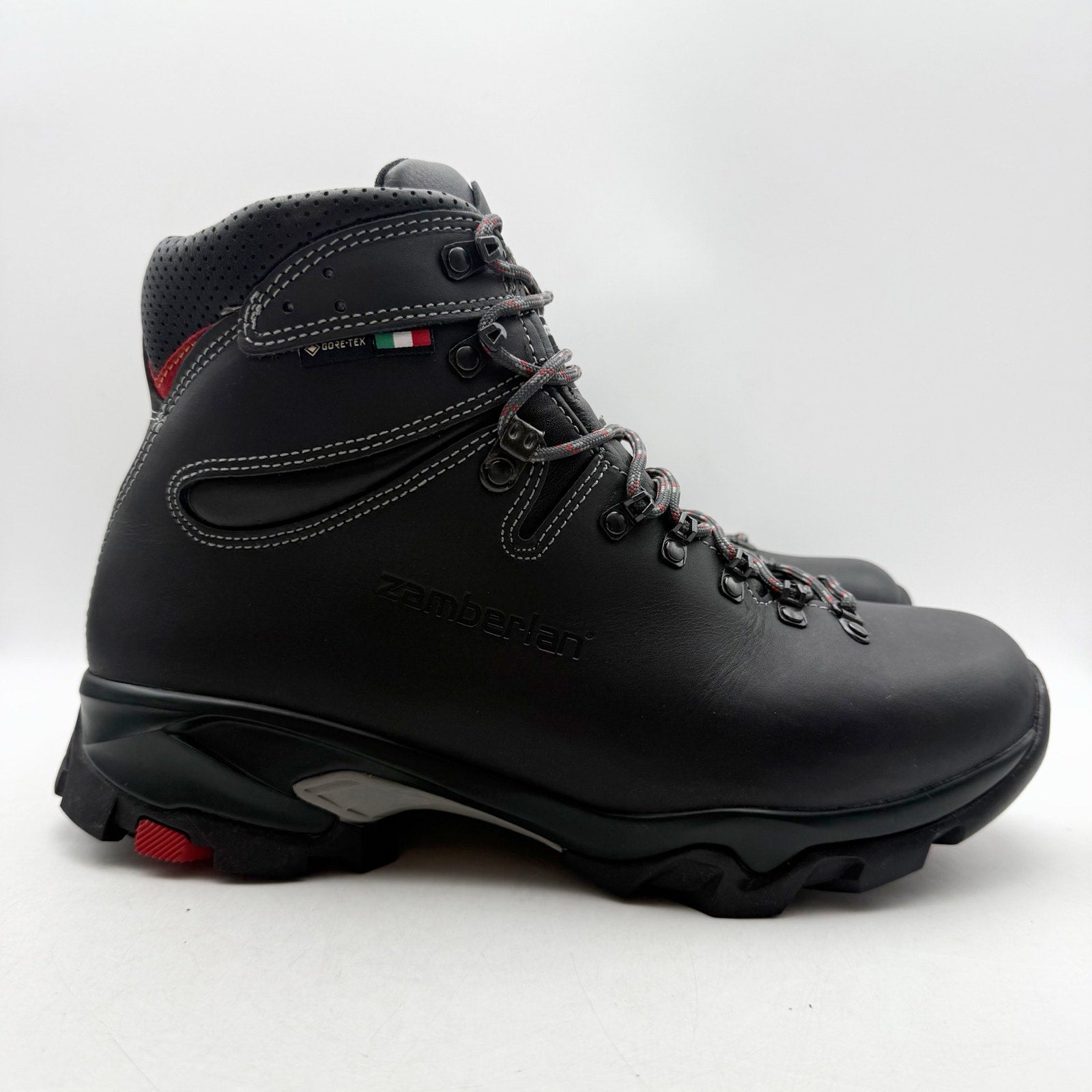 Zamberlan Mens Vioz GTX Hiking Boots US 11 Dark Grey Waterproof NWT