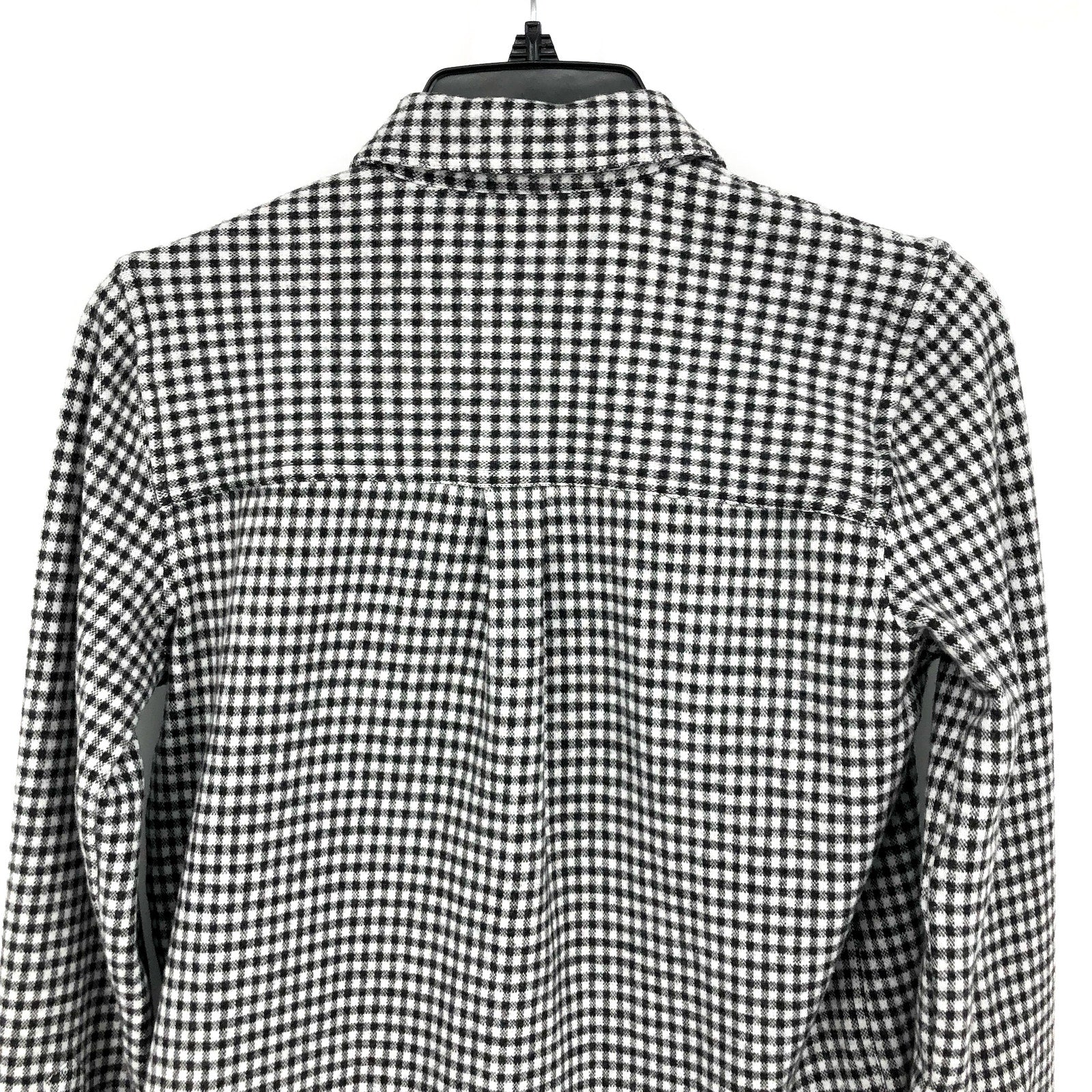 FAHERTY Men's Legend Sweater Shirt XS Black White Encinitas Gingham Check NWT