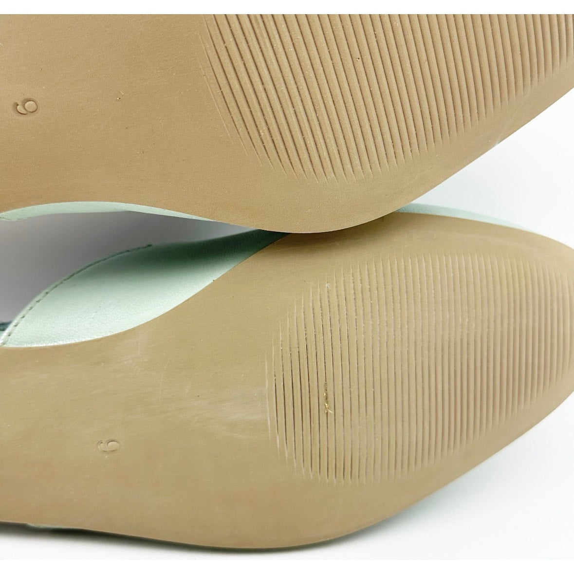 Coldwater Creek Womens Josie 2 Slingback Heels Size 9 M Sea Green Leather NIB