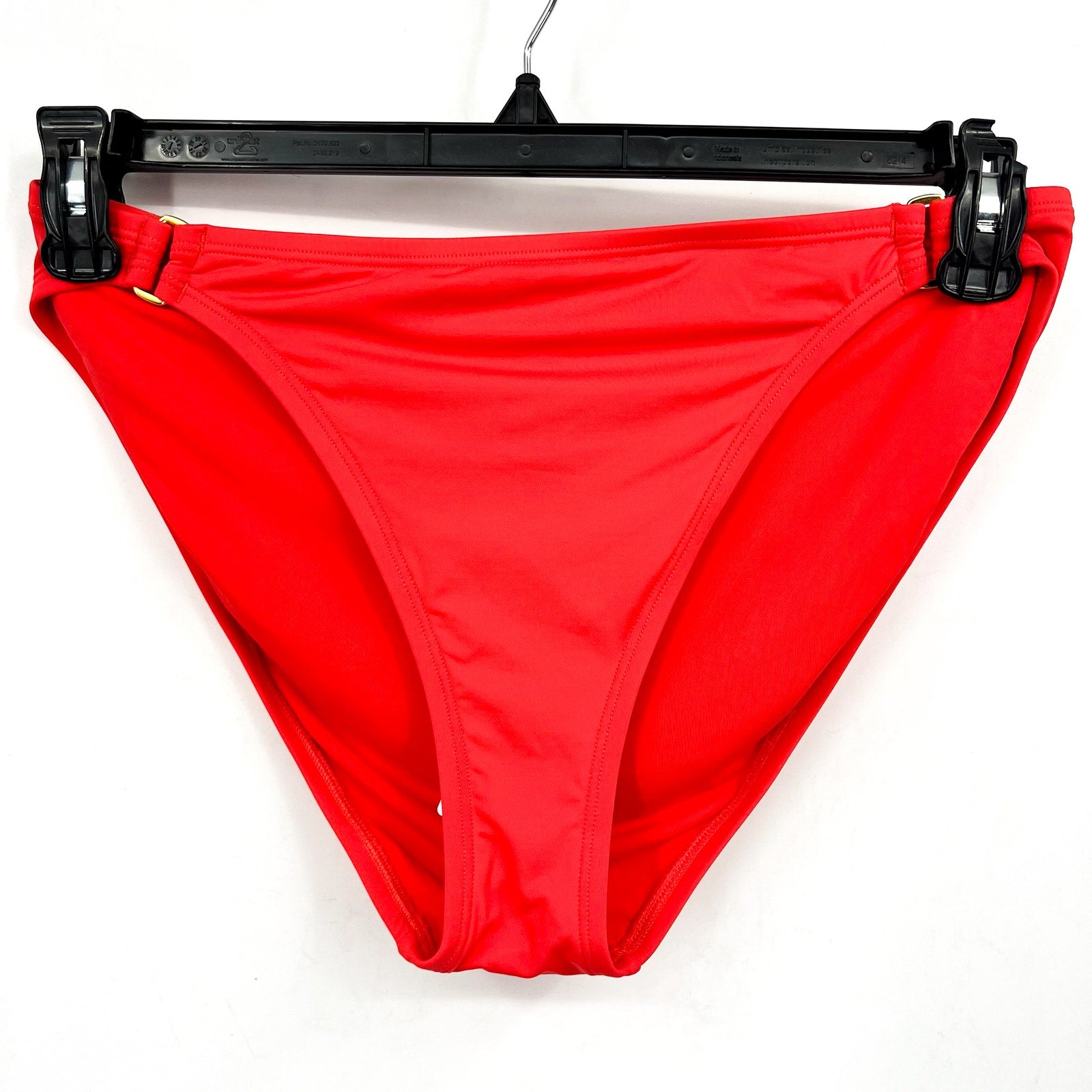 TOMMY BAHAMA Novelty Pearl Hipster Ring Bikini Bottom Medium Pink Coral NWT