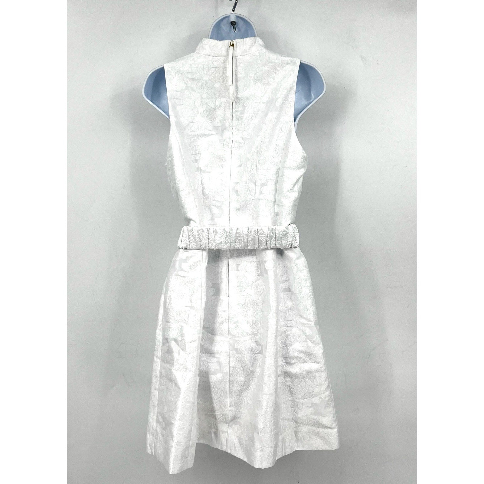 LILLY PULITZER Womens Tazie Fit & Flare Dress Size 8 Resort White Jacquard NWT