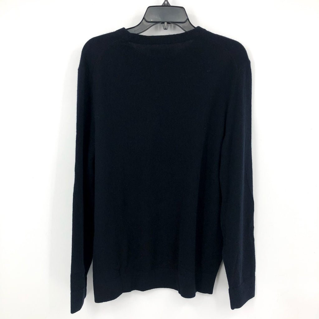 Everlane Mens Grade-A Cashmere Crew Sweater Large Dark Navy Blue NWT