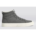 Cariuma Womens OCA Therma High Sneaker Boots Size 7 Grey Suede Shearling NIB